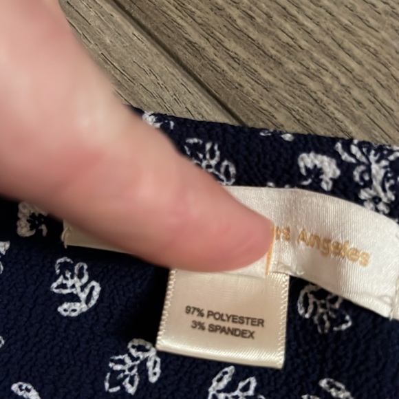 Blue and White Patterned Jumpsuit, Size Medium - Picture 12 of 15